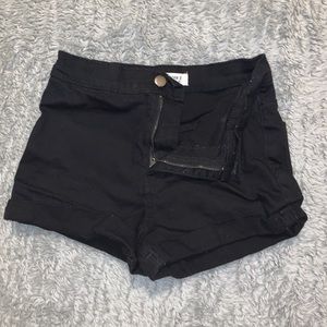 F21 Black High Waist Shorts